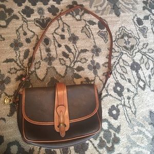 Vintage Dooney & Bourke sm equestrian leather bag.